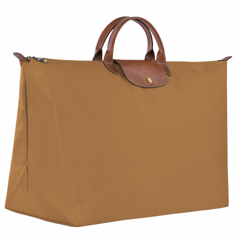 Longchamp Le Pliage Original M Travel bag - Recycled canvas Khaki | JURY17934