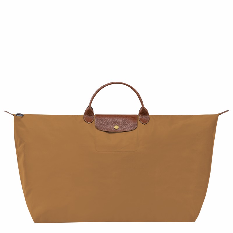 Longchamp Le Pliage Original M Travel bag - Recycled canvas Khaki | JURY17934