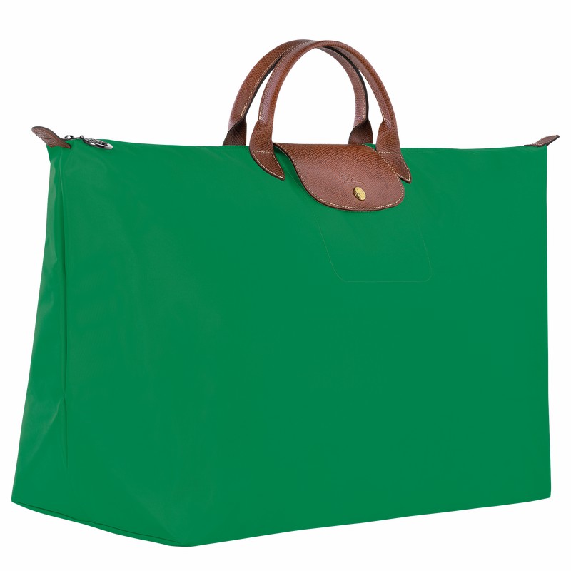 Longchamp Le Pliage Original M Travel bag - Recycled canvas Green | LFQU37549