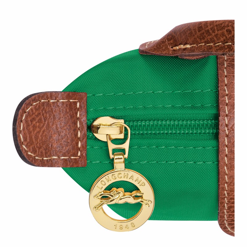 Longchamp Le Pliage Original Pouch with handle - Recycled canvas Green | ZIGW76815