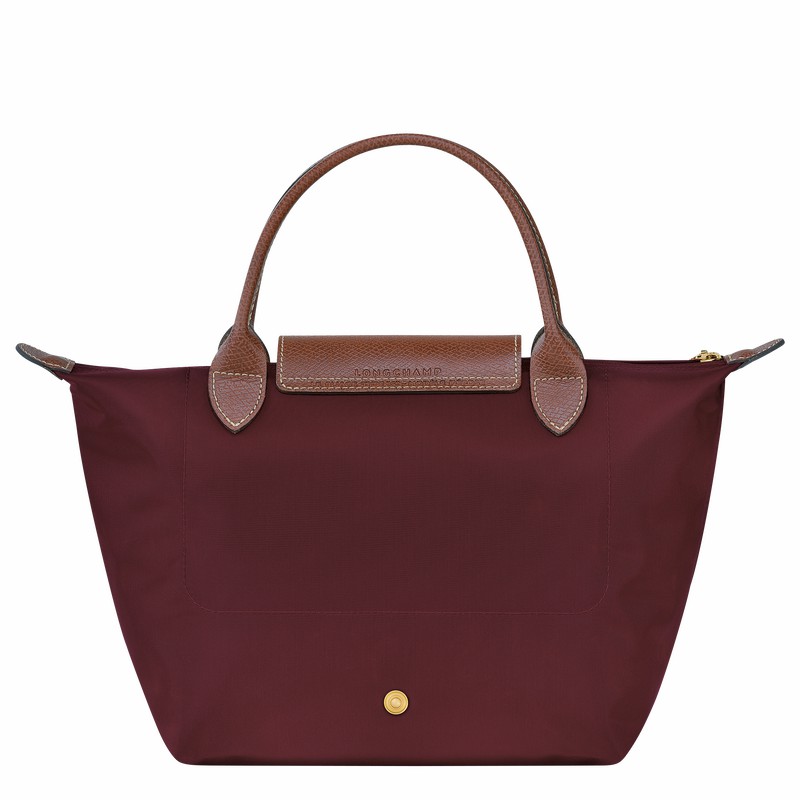 Longchamp Le Pliage Original S Handbag - Recycled canvas Burgundy | QAOX81637