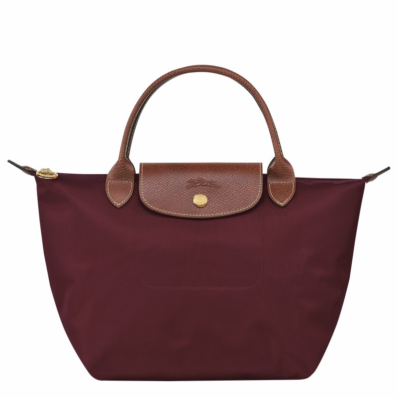 Longchamp Le Pliage Original S Handbag - Recycled canvas Burgundy | QAOX81637