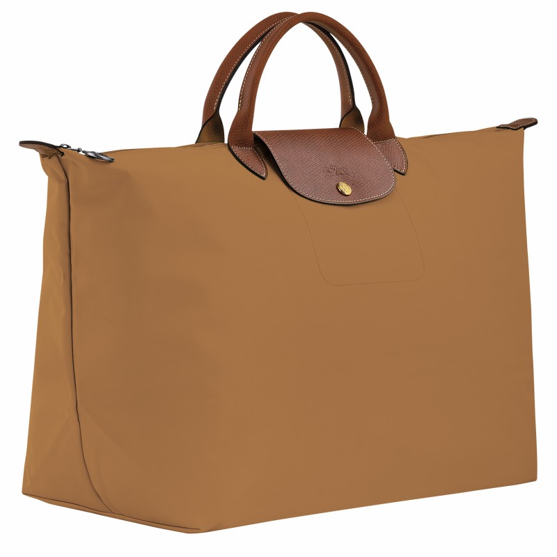 Longchamp Le Pliage Original S Travel bag - Recycled canvas Khaki | ZGCR06147