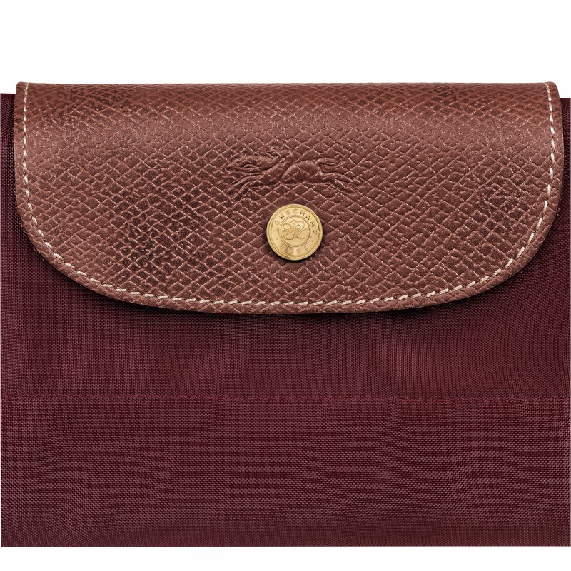 Longchamp Le Pliage Original S Travel bag - Recycled canvas Burgundy | UGJI38571