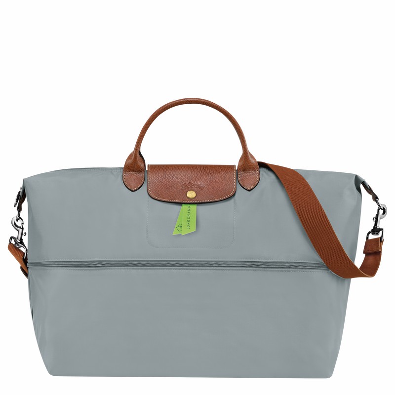 Longchamp Le Pliage Original Travel bag expandable - Recycled canvas Grey | QVFX61930