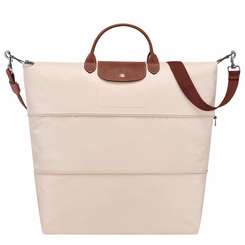 Longchamp Le Pliage Original Travel bag expandable - Recycled canvas White | YXMR19560