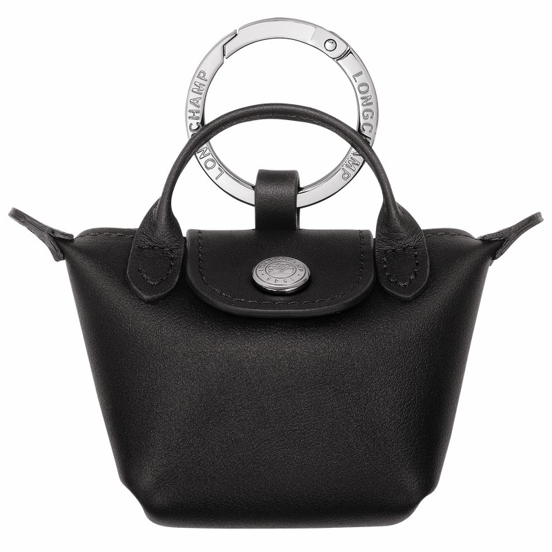 Longchamp Le Pliage Xtra Airpods case - Leather Black | CTHP85971