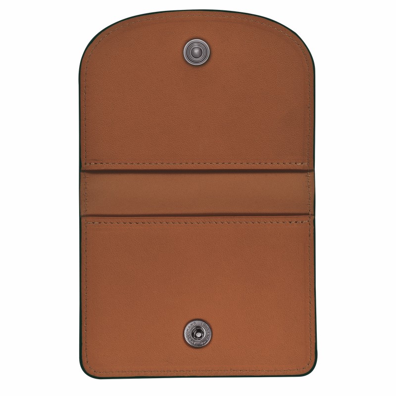 Longchamp Le Pliage Xtra Card holder - Leather Brown | DUEK59014