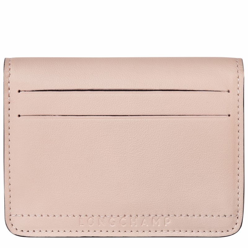 Longchamp Le Pliage Xtra Card holder - Leather Beige | TMZL92437