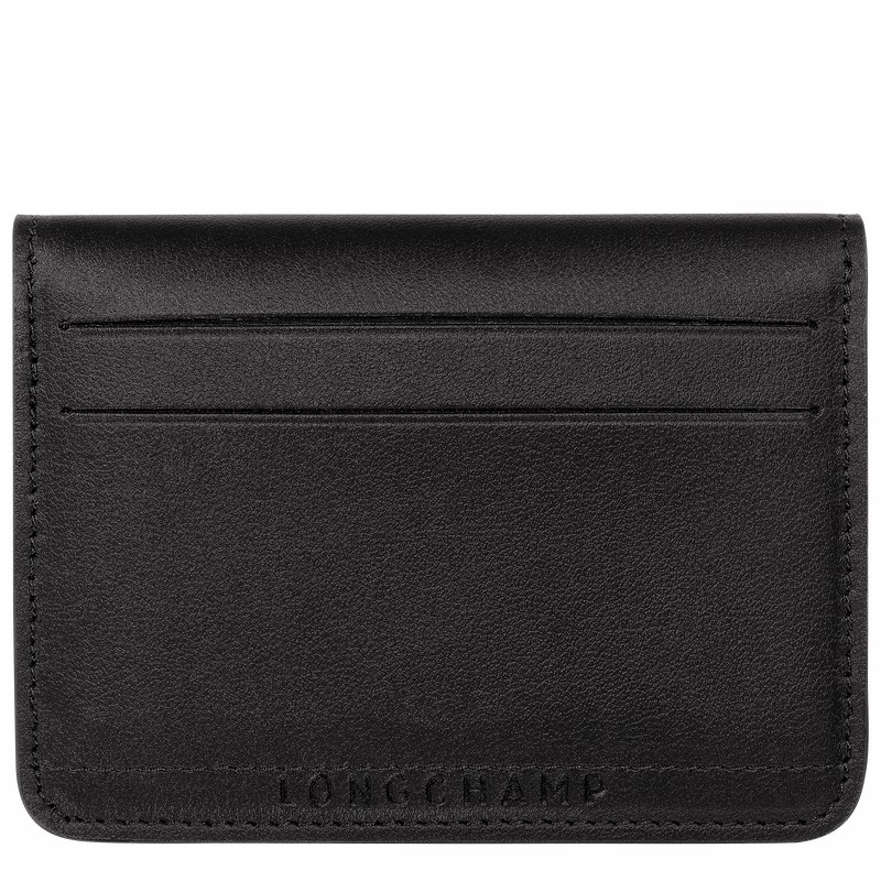 Longchamp Le Pliage Xtra Card holder - Leather Black | UNRQ36542