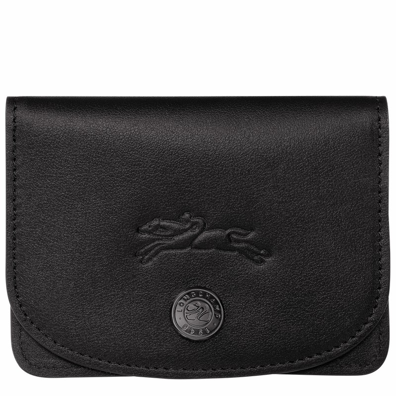 Longchamp Le Pliage Xtra Card holder - Leather Black | UNRQ36542