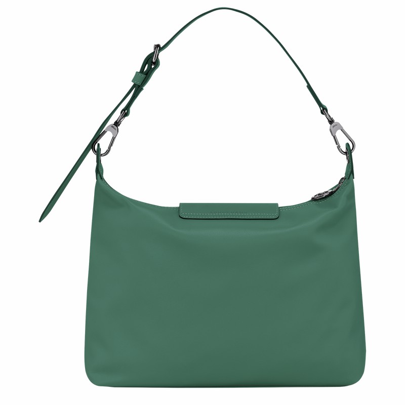 Longchamp Le Pliage Xtra M Hobo bag - Leather Olive | QJTP50176