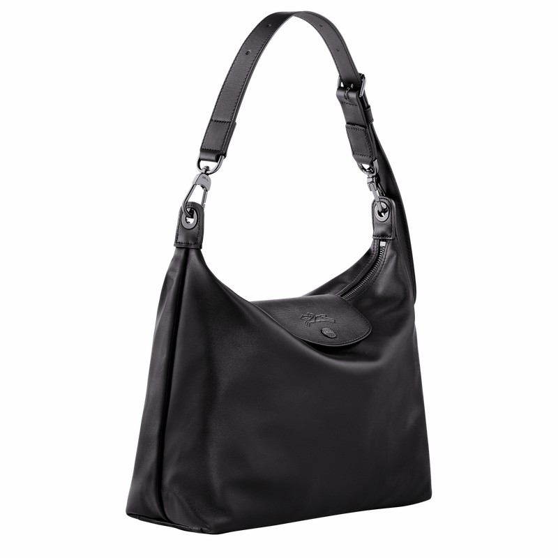 Longchamp Le Pliage Xtra M Hobo bag - Leather Black | IOGQ54679