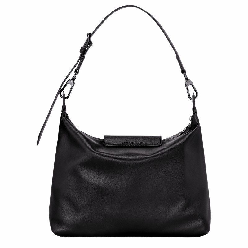 Longchamp Le Pliage Xtra M Hobo bag - Leather Black | IOGQ54679