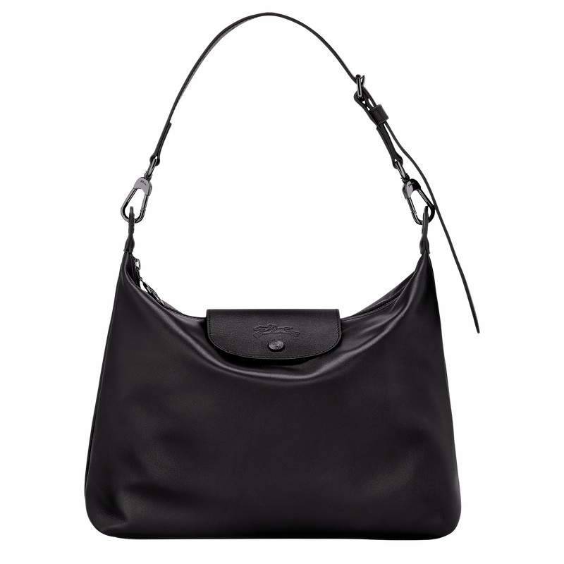 Longchamp Le Pliage Xtra M Hobo bag - Leather Black | IOGQ54679