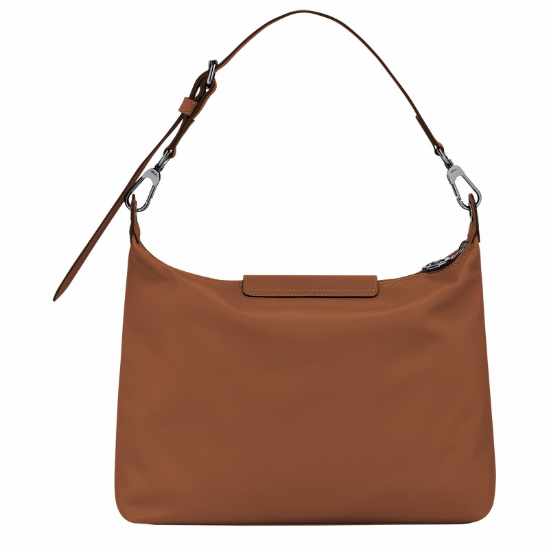 Longchamp Le Pliage Xtra M Hobo bag - Leather Brown | BFRS70932