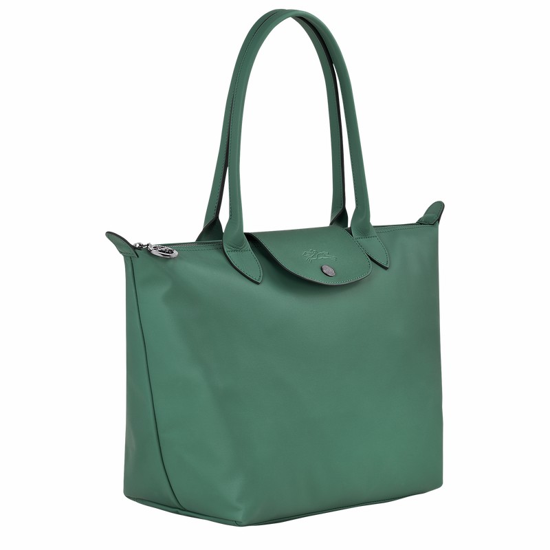 Longchamp Le Pliage Xtra M Tote bag - Leather Olive | VFWE56472