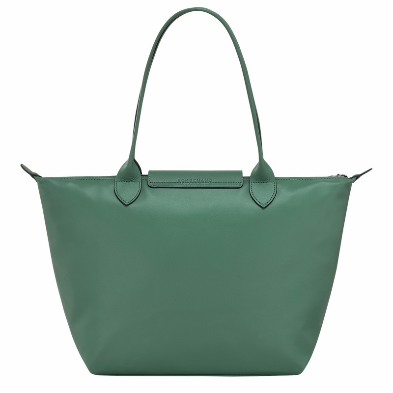 Longchamp Le Pliage Xtra M Tote bag - Leather Olive | VFWE56472