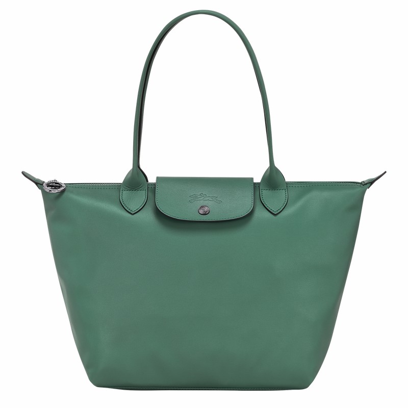 Longchamp Le Pliage Xtra M Tote bag - Leather Olive | VFWE56472