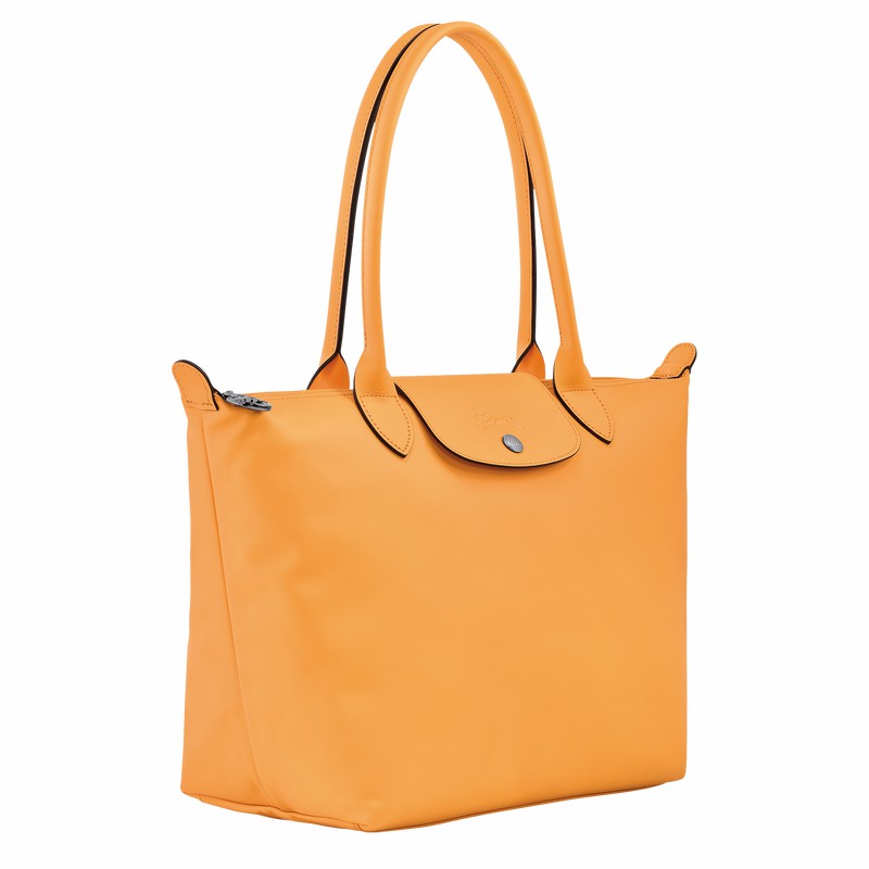 Longchamp Le Pliage Xtra M Tote bag - Leather Apricot | NSQB67352