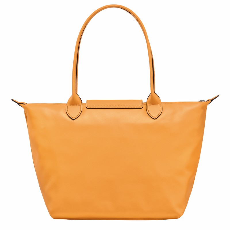 Longchamp Le Pliage Xtra M Tote bag - Leather Apricot | NSQB67352