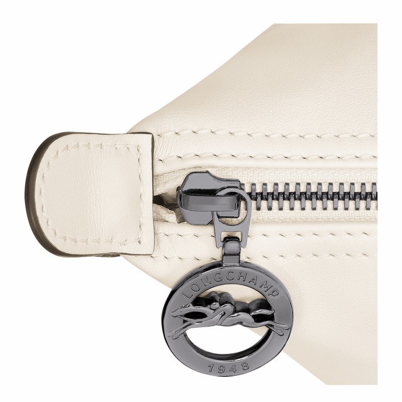 Longchamp Le Pliage Xtra M Tote bag - Leather White | OPBU12583