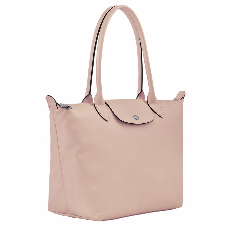 Longchamp Le Pliage Xtra M Tote bag - Leather Beige | TSWG26931