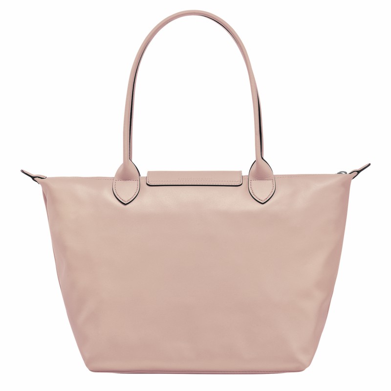 Longchamp Le Pliage Xtra M Tote bag - Leather Beige | TSWG26931