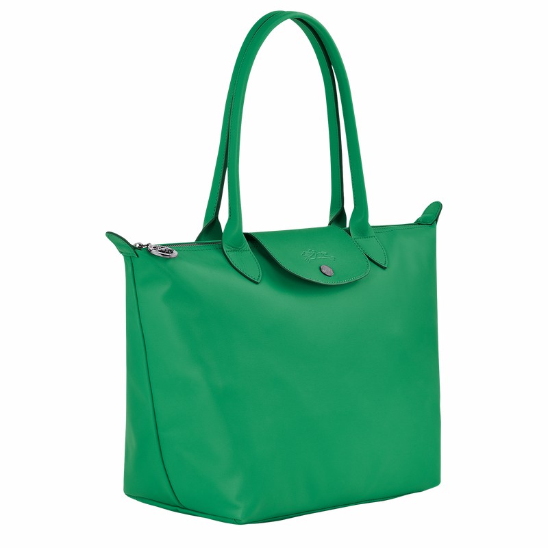 Longchamp Le Pliage Xtra M Tote bag - Leather Green | DUXP95806