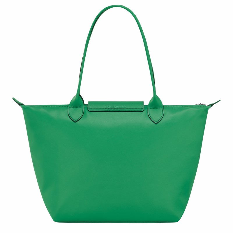 Longchamp Le Pliage Xtra M Tote bag - Leather Green | DUXP95806