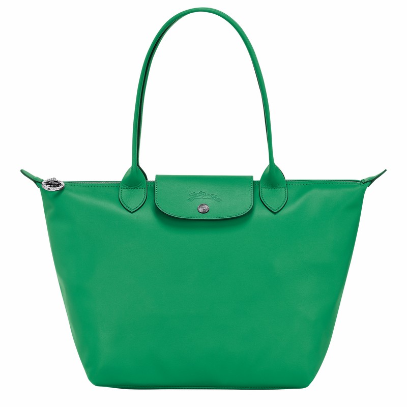 Longchamp Le Pliage Xtra M Tote bag - Leather Green | DUXP95806