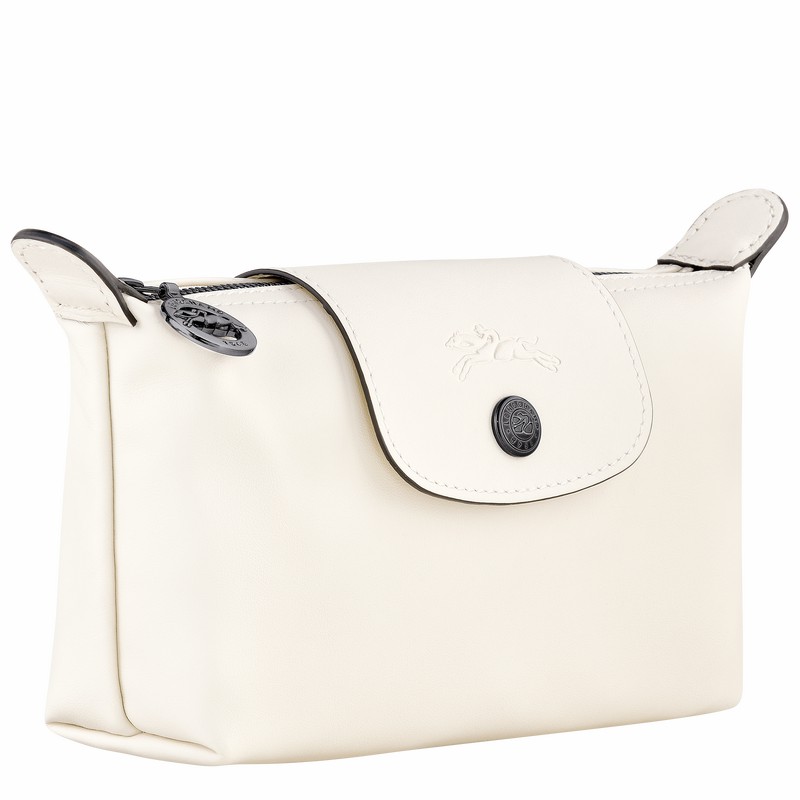 Longchamp Le Pliage Xtra Pouch - Leather White | JGBS39821