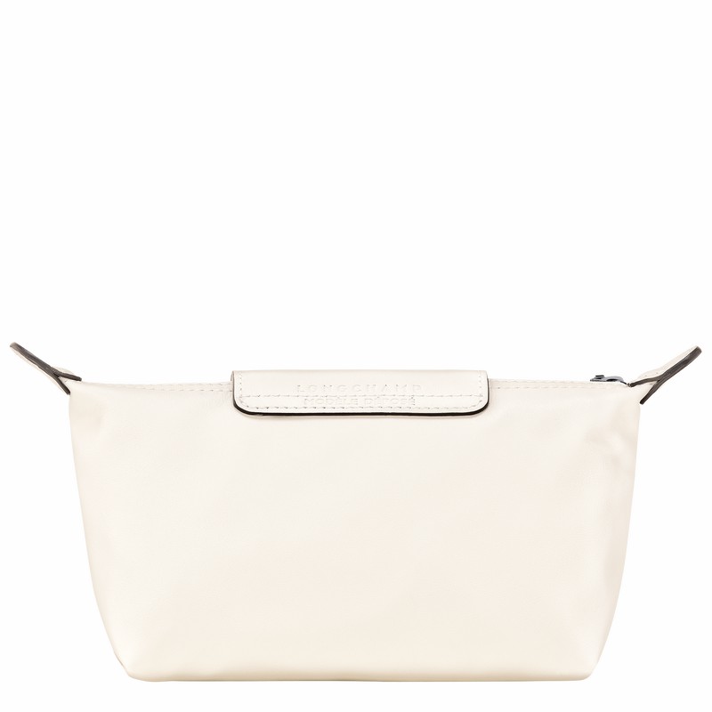 Longchamp Le Pliage Xtra Pouch - Leather White | JGBS39821