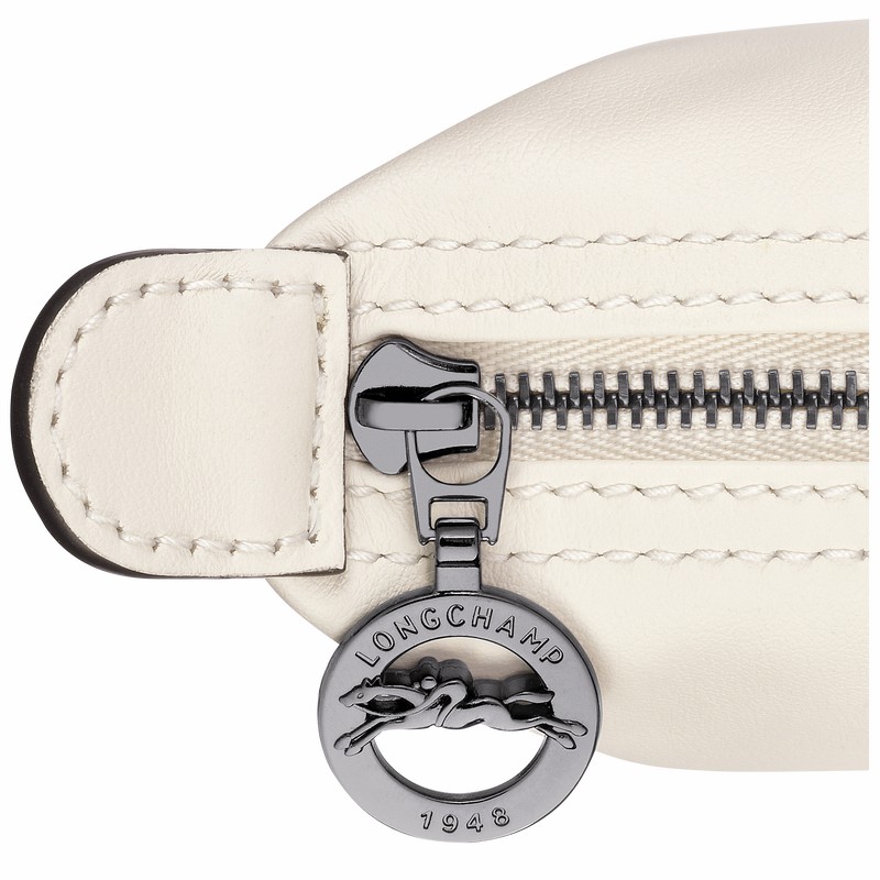 Longchamp Le Pliage Xtra Pouch - Leather White | JGBS39821