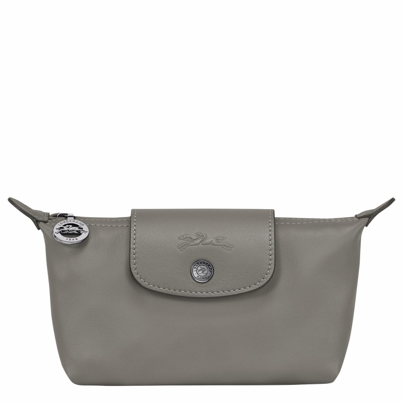 Longchamp Le Pliage Xtra Pouch - Leather Grey | XHWL41269