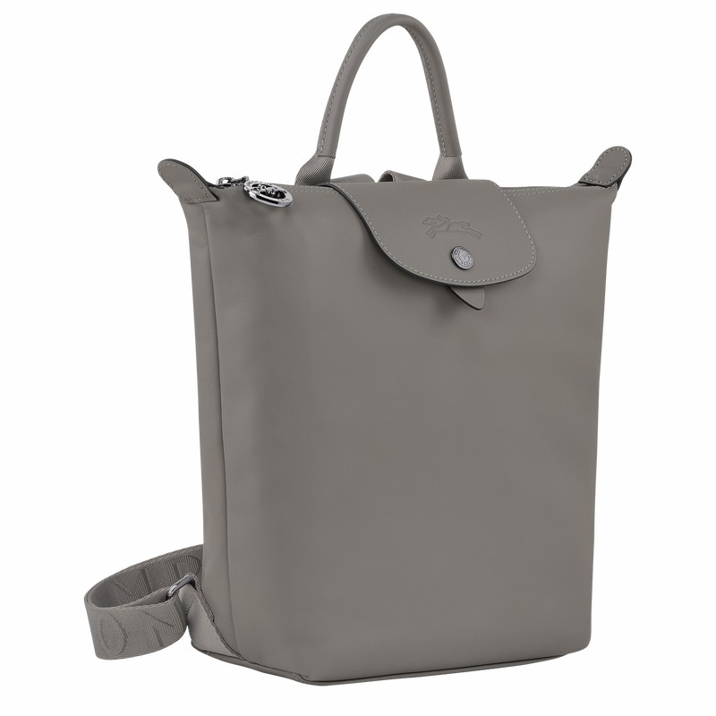 Longchamp Le Pliage Xtra S Backpack - Leather Grey | UWVL04932