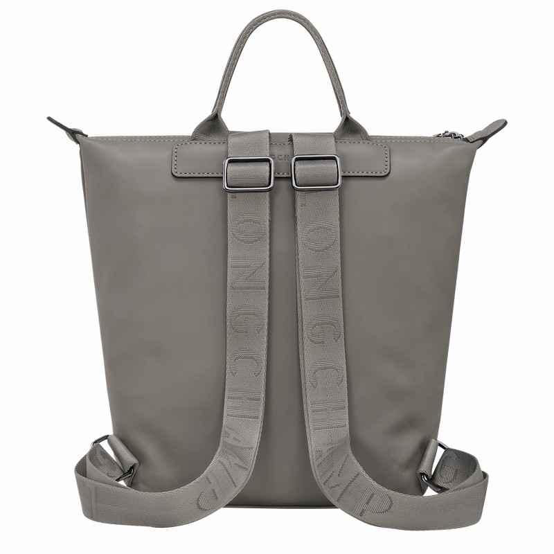 Longchamp Le Pliage Xtra S Backpack - Leather Grey | UWVL04932