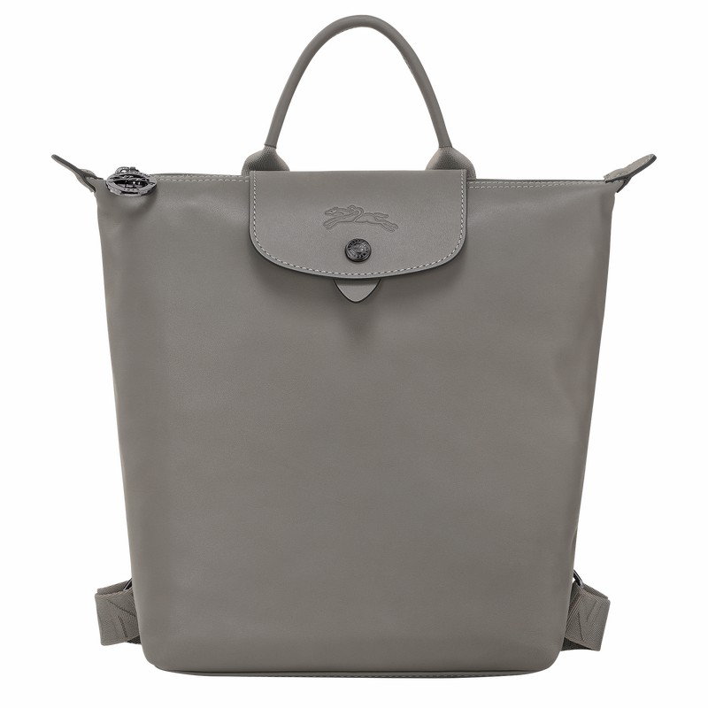 Longchamp Le Pliage Xtra S Backpack - Leather Grey | UWVL04932