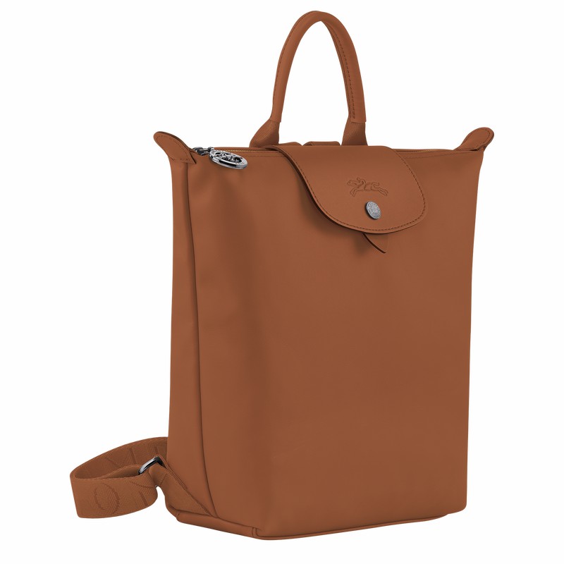 Longchamp Le Pliage Xtra S Backpack - Leather Brown | QHBK64297