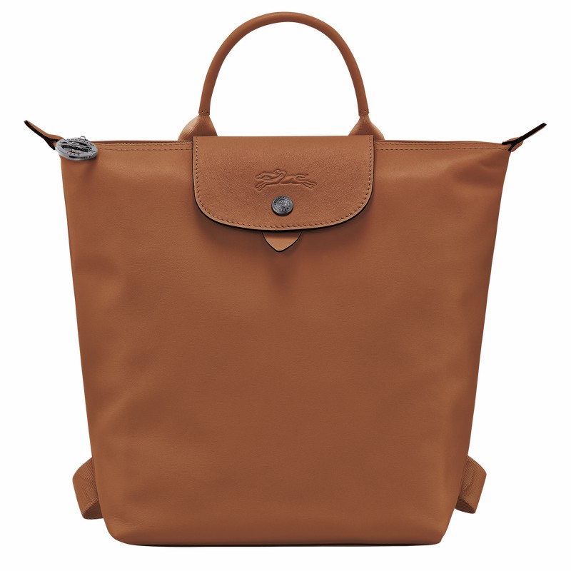 Longchamp Le Pliage Xtra S Backpack - Leather Brown | QHBK64297