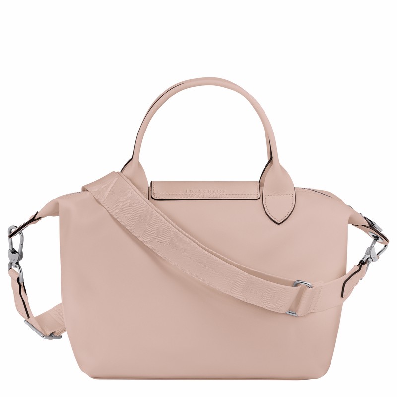 Longchamp Le Pliage Xtra S Handbag - Leather Beige | AFCI65094