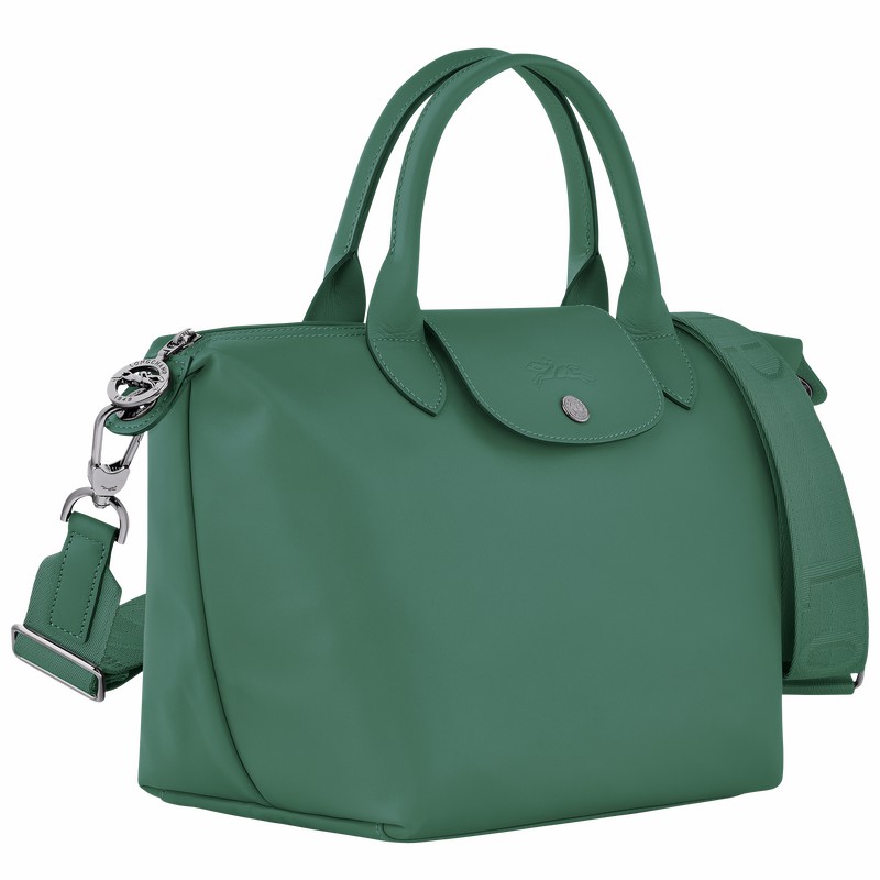 Longchamp Le Pliage Xtra S Handbag - Leather Olive | LJRO51620