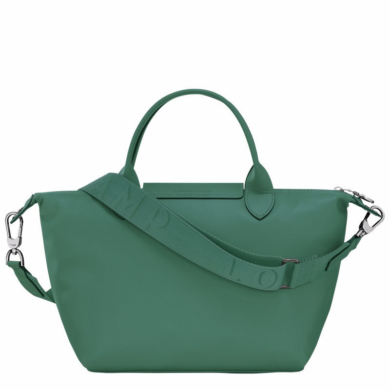 Longchamp Le Pliage Xtra S Handbag - Leather Olive | LJRO51620