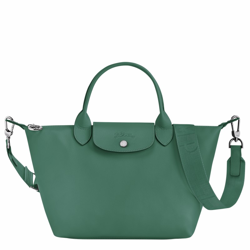 Longchamp Le Pliage Xtra S Handbag - Leather Olive | LJRO51620