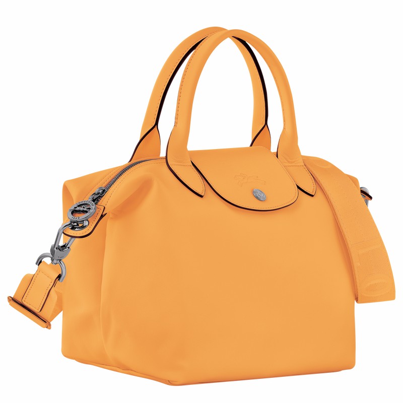 Longchamp Le Pliage Xtra S Handbag - Leather Apricot | MSOR83562