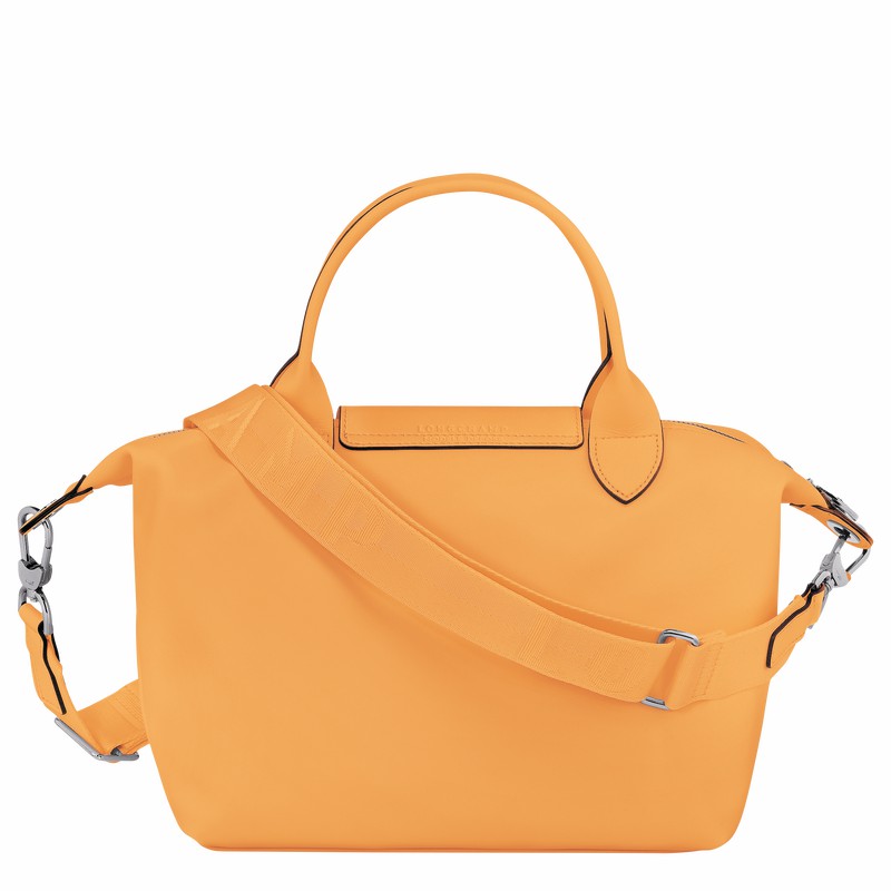 Longchamp Le Pliage Xtra S Handbag - Leather Apricot | MSOR83562