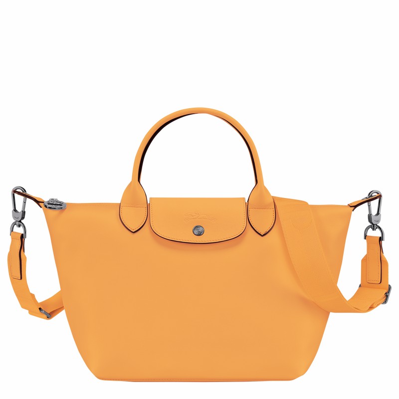 Longchamp Le Pliage Xtra S Handbag - Leather Apricot | MSOR83562