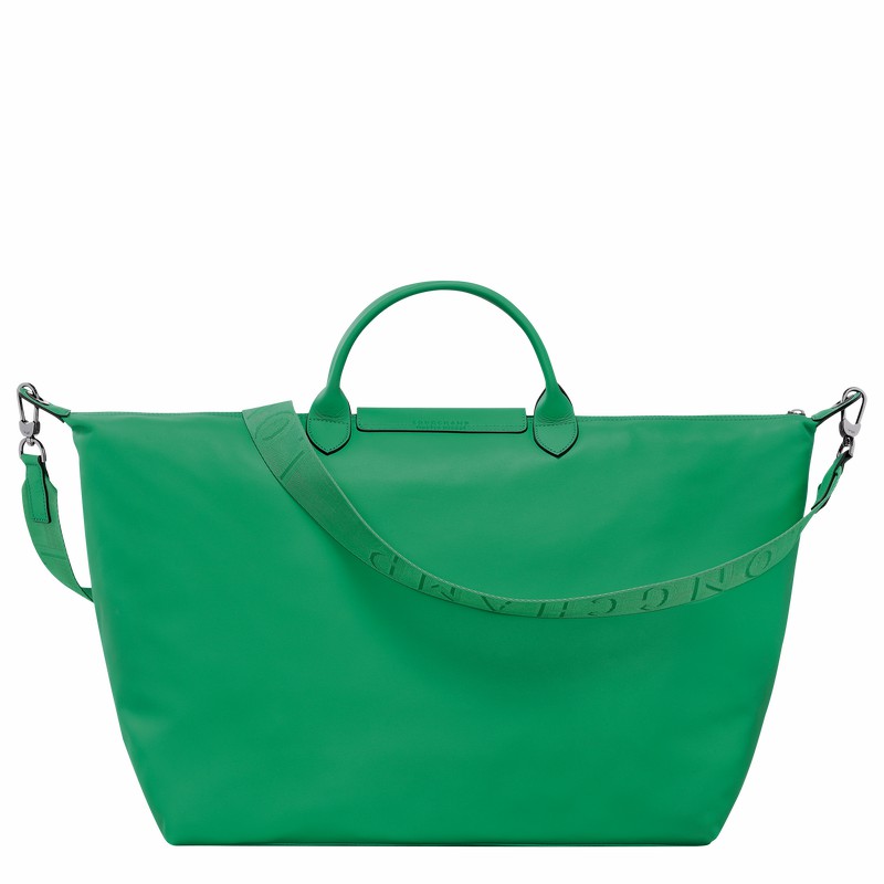 Longchamp Le Pliage Xtra S Travel bag - Leather Green | IOJG30592