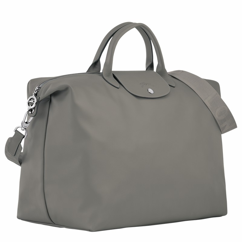 Longchamp Le Pliage Xtra S Travel bag - Leather Grey | XSJA50123