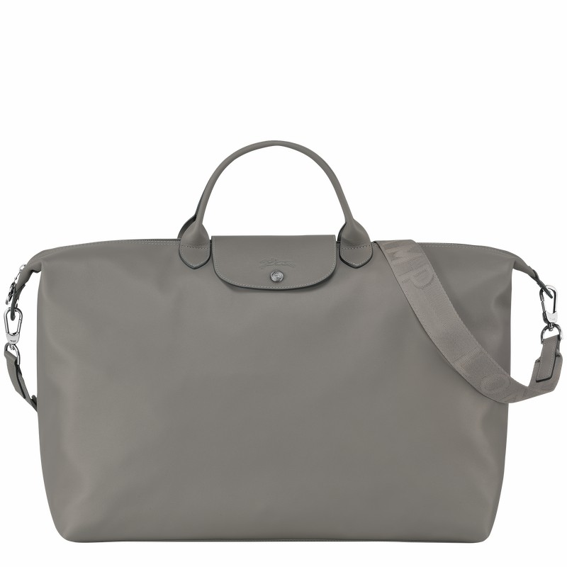 Longchamp Le Pliage Xtra S Travel bag - Leather Grey | XSJA50123